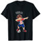 Dabbing Fußball Junge mit Srbija Flagge Serbien Kinder T-Shirt
