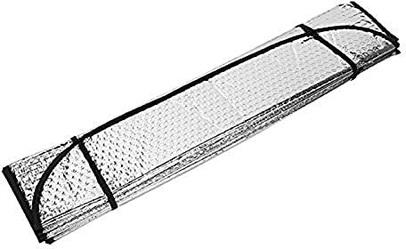 Acan Parasol de Coche de Papel de Aluminio bloqueando el 99% de los Rayos UV nocivos 90 x 150 cm