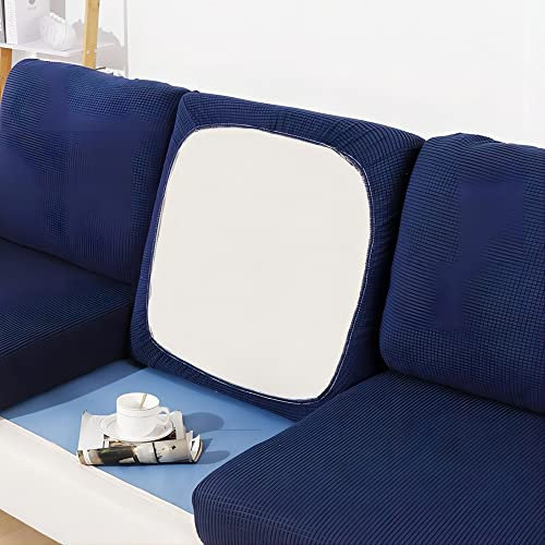 BOLUXIU Sofa-Sitzkissenbezug, Stretch, elastischer Kissenbezug, , mehrere Farben, passend für alle Sofas (einschließlich L-förmiger Ecksofas), 1 Sitzer(50-65cm)