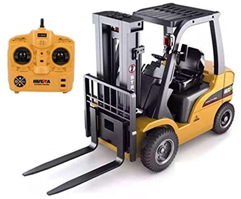 HEBXMF RC Auto 2 in 1 8 canali Telecomando Carrello elevatore 2.4G Lega RC Carico Trasporto Carico Arrampicata all'aperto Camion RC Costruzione di edifici RC Giocattolo per Camion