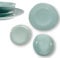 Arca Servizio Piatti, Set Piatti Soho Blu 18 Pezzi | Piatti Colorati Ceramica, Set di Piatti Moderni | Piatti Irregolari per Set da Tavola Originale, 30 e 22cm