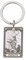 SIPURIS Skelett Tarotkarten Schlüsselanhänger für Männer Frauen Edelstahl Vintage Totenkopf Amulett Schlüsselanhänger für Schlüssel Wicca Autotasche, Silber 4, 0.94*1.57inch