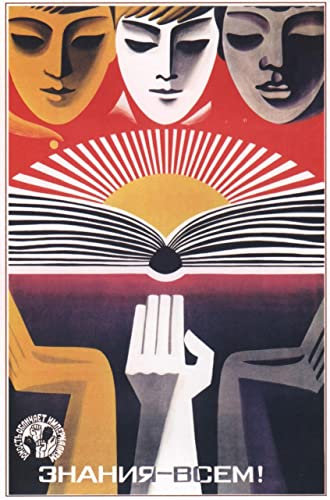USSR Propaganda CCCP Poster 55 Poster A1 - Filmkunstposter in verschiedenen Größen für Wohn- oder Schlafzimmerideen. Randlose Kultfilmbilder, klassische ikonische 70er, 80er, 90er Jahre, Vintage-Retr