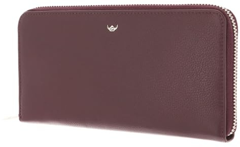 Golden Head Leder Geldbörse Madrid RFID Protect RV-Damenbörse 2822 Aubergine dunkelviolett