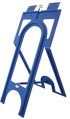 Farla Medical Folding Bag Plastic Stand Blue Flat Packed Bed Aid Incontinence Urine Bag Holder
