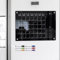 Acrylic Magnetic Calendar for Fridge, Black Weekly/Monthly Planner Whiteboard Meal Planner Board with 6Pcs Marker Pens( for A4)