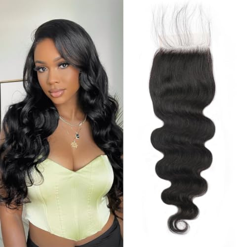Closure Bresilienne 6x6 Real Bresilienne Remy Cheveux Humains Closure Body Wave Free Part Hair 6x6 Lace Closure With Natural Hairline Baby Hair 16 Zoll