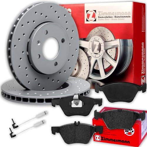 Zimmermann Sport-Bremsscheiben + Beläge vorne für W210 R170 W208