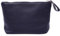 FrasiBags Kulturbeutel aus echtem Leder, Kosmetiktasche für Damen, Kulturbeutel Damen, Kulturbeutel Klein, Kosmetiktasche Klein Made in Italy, Kosmetiktasche Damen, Blau