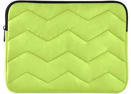 Neon Yellow Laptop Sleeve Case 13.3 Inch Laptop Cover Bag Lightweight Computer Carrying Bag for Notebook Tablet