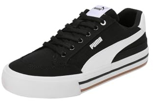 PUMA Herren/Uni Court Classic Vulc FS-PUMA, PUMA Black-PUMA White, 38 EU