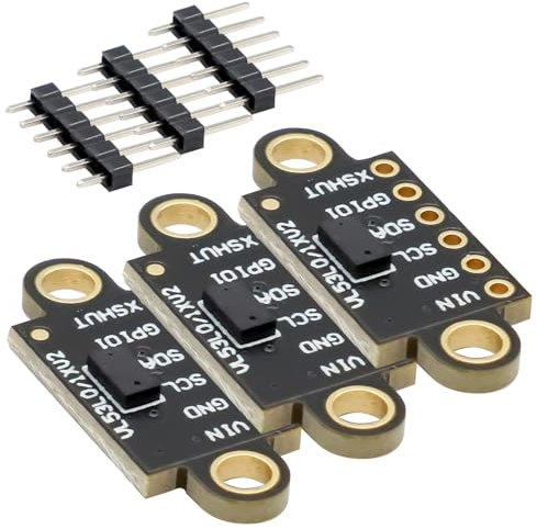 VL53L0X Laser Distanzsensor Binghe 3 Stück VL53L0X Laser-Abstandssensor-Module VL53L0X V2 Time-of-Flight-Entfernungsmesssensor modul I2C IIC kompatibel mit Arduino,für Drohnen, Roboter