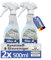 Ricostar 2in1 Glas- & Kunststoffreiniger 2x500 ml – Scheibenreiniger für streifenlosen Glanz & Sauberkeit – Glasreiniger für Fenster, Spiegel, Autoscheiben & Kunststoffflächen – Effektiv gegen Schmutz
