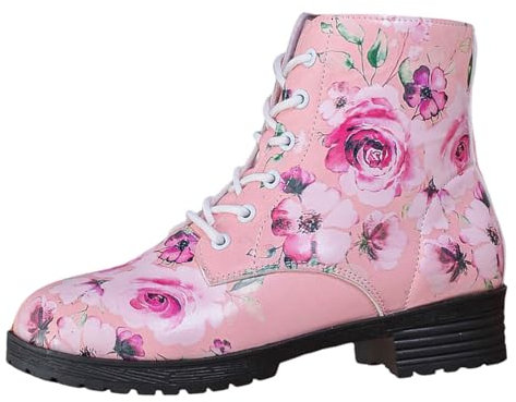 CXKOLD Stivali Motocross Stivaletti Bambina Stivaletti Donna Bassi Stivali Moto Donna rialzati Stivaletto Estivo con Zeppa Interna Motocross Bambino 30 Neri Anfibi