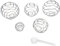GUTERTOP 5 Stück Edelstahl Protein Shaker, Metall Shaker Ball, Frühling Kugeltyp Blender, Shaker Proteinshake Shaker Kugel, Metall Flaschenmischer, Sport und Fitness für Protein Gemischte Getränke