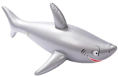 Inflatable Shark Toy Shark Pool Float Toy - Large Blow up Shark, Inflatable Animals Shark Party Decorations, Funny Stylish Realistic Pool Accessories for Pool