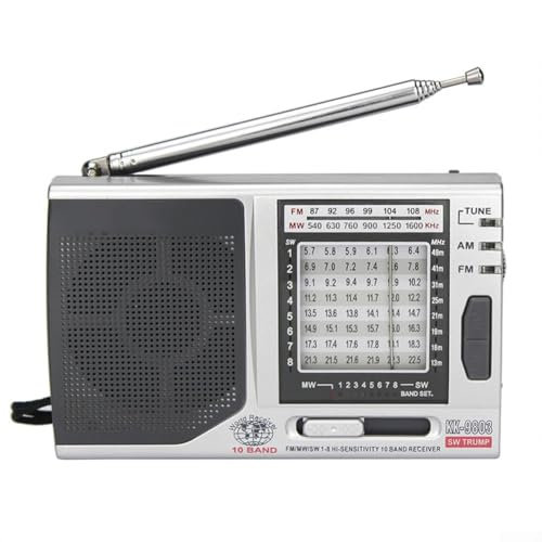 AM FM SW Radio with Convenient Kickstand, Designed for Users on the Move and in Need of Entertainment