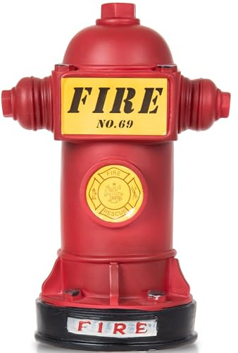 Potty Learning Hydrant, Mini Fire Hydrant for Pee Dogs, Resin Puppy Stick Potty Aid for Male Dogs Indoor, Flat, 10.9cm W x 24cm