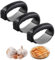 Stainless Steel Garlic Press, New Garlic Press Rocker, Home Kitchen Utensils Portable Manual Garlic Crusher for Smash Garlic Kitchen Gadgets Tools (3 Pack)