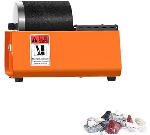 MObyat Electric Rock Tumbler Machine, Gemstones Polisher Rotary Rock Tumbler, Adjustable Speed/Running Silently/Strong Operating Power, for Metal/Crystals