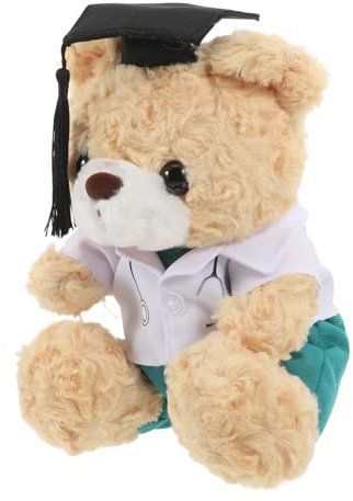 Ciieeo Kuscheliger Doktorbär Aus Plüsch Abschlussgeschenk Für Medizinstudenten Weiches Komfortables Stofftier Für Abschlussfeiern Vielseitig Einsetzbar Als Dekoration Oder Kissen Tolles e