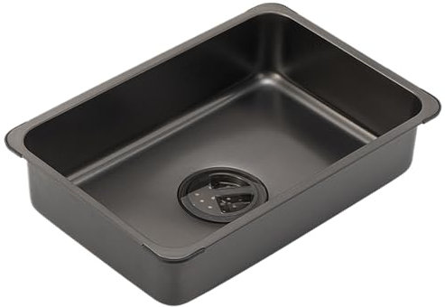 Fregadero portátil, pequeño de acero inoxidable, lavadero, recipiente multiusos, tapón de drenaje, lavabo de cocina compacto, para camping, picnic, viajes, , barbacoa, , senderismo, uso