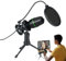 Yhsioaklo Kit de microphone podcast, ensemble de streaming USB, microphones d'ordinateur Plug and Play pour, production de musique, chat, enregistrement en studio, capture vocale, configuration de