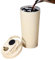 Kustimantu Taza Termo,Termo De Café De 532 Ml Con Asa - Botella De Agua Con Interior Cerámico De Acero Inoxidable Para Hidratación En Desplazamientos, Camping, Senderismo, Escuela, Trabajo, Coche,