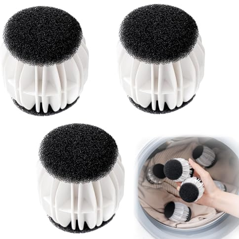 3 Pcs Pet Hair Dissolver Washing Machine, Laundry Balls for Washing Machine Reusable Portable Washing Machines Balls, Cleaning Clothes Care Tool, Pet Hair Catcher for Laundry Clothes