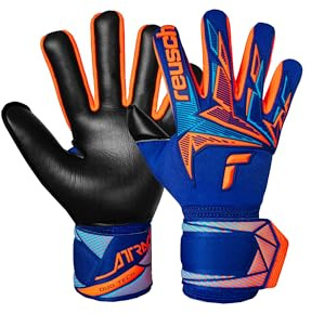 Reusch Profi Torwarthandschuhe Erwachsene | extremer Duo Grip innen & außen | atmungsaktiv, optimierte Passform, für Training & Spiel, für Kunstrasen & Naturrasen, Größe 7,5-11, Attrakt Freegel Duo NC