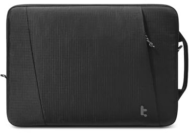 tomtoc Slim & 360° Protective Laptop Sleeve for 14-inch Laptop Chromebook | HP Lenovo Dell Acer ASUS Samsung, Water-Resistant Case with CornerArmor, Fits 13.5-14.4 Inch Surface Laptop Studio/6/5/4/3