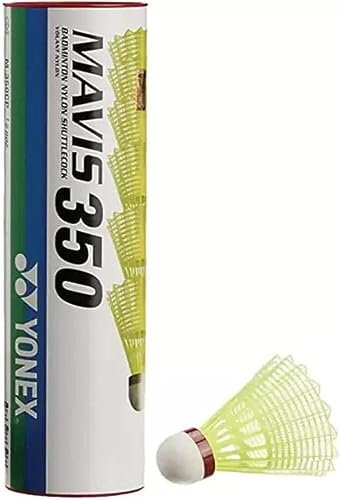 Sport 2000 Yonex Badmintonbälle Mavis 350 6er 103531 gelb Fast (red)