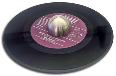 Single Schallplatten Puck halbrund Protected