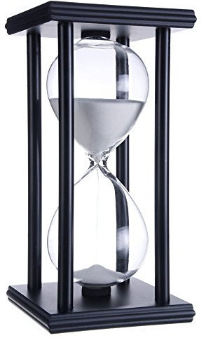 Lodunsyr Sablier Minuteur pour 30/60 Minutes Sablier Minuteur pour Cuisine Salon Accueil