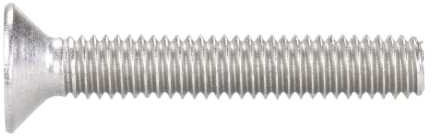 Reidl Sicherheitsschrauben Senkkopf metrisches Gewinde PIN Innensechskant 5 x 40 mm A2 blank 100 Stück