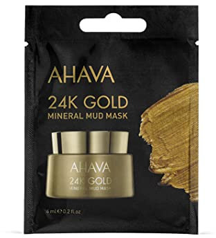 AHAVA Single Use 24KGold Mineral Mud Mask 6ml For Sale