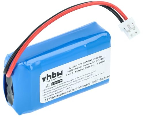 vhbw Batterie Compatible avec Dogtra 2702 T&B | 2600 T&B, 2700 T&B, 4500 Edge, 4502 Edge collier de dressage (850mAh, 7,4V, Li-polymère)