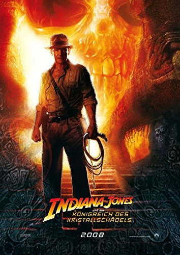 Indiana Jones und das Königreich des Kristallschädels: Teaser (2008) | original Filmplakat, Poster [Din A1, 59 x 84 cm]