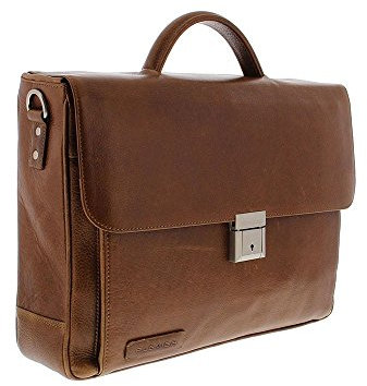 Plevier 400er Serie Aktentasche Leder 40 cm Laptopfach