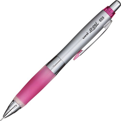 UniPatch Alpha-Gel Shaker Mechanical Pencil 0.5mm Soft Grip, Rose Pink (M5617GG1P.66)