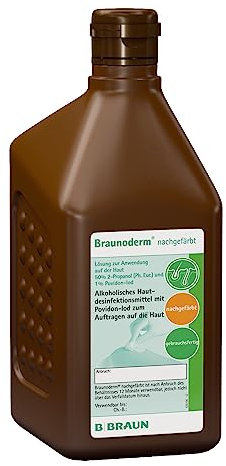 B. Braun Braunoderm Hautdesinfektionsmittel gefärbt Varioflasche 1.000 ml