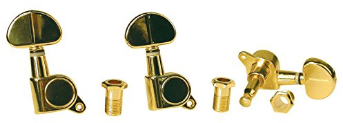 Golden Gate F-2071 Stimmgerät für Gitarre, goldfarben