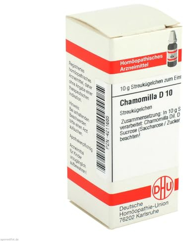 DHU Chamomilla D10 Streukügelchen, 10 g Globuli