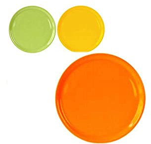 H&H 5612831 Piatto Pizza Porcellana, 31 cm, Multicolore