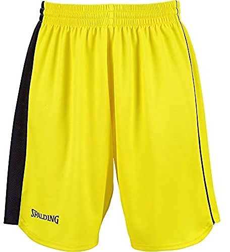 Spalding Damen 4HER II Shorts, gelb/Schwarz, XXXS