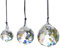 30/40/50 mm candelabro de Bola de Cristal facetado prismas lámpara de Techo iluminación Colgantes Colgantes decoración de Boda y Navidad