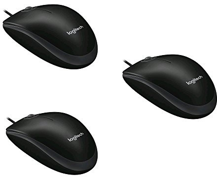 Logitech B100 Optical Business Mouse (Schwarz | Multipack)