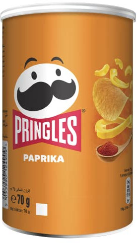 Pringles Chips Tuiles Paprika - Paquet De 12 X 70 g