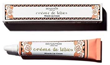 Benamôr - Rosto Miracle Lippencreme - Intensive Lippenpflege mit Sheabutter, Arganöl, Kokosöl - 99% Natürlich, Feuchtigkeitsspendend - Ohne Parabene, Vegan - 10 ml Tube