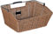 Unix Hinterradkorb Un`x Mateo 40x30x18cm engmaschig braun Fahrrad